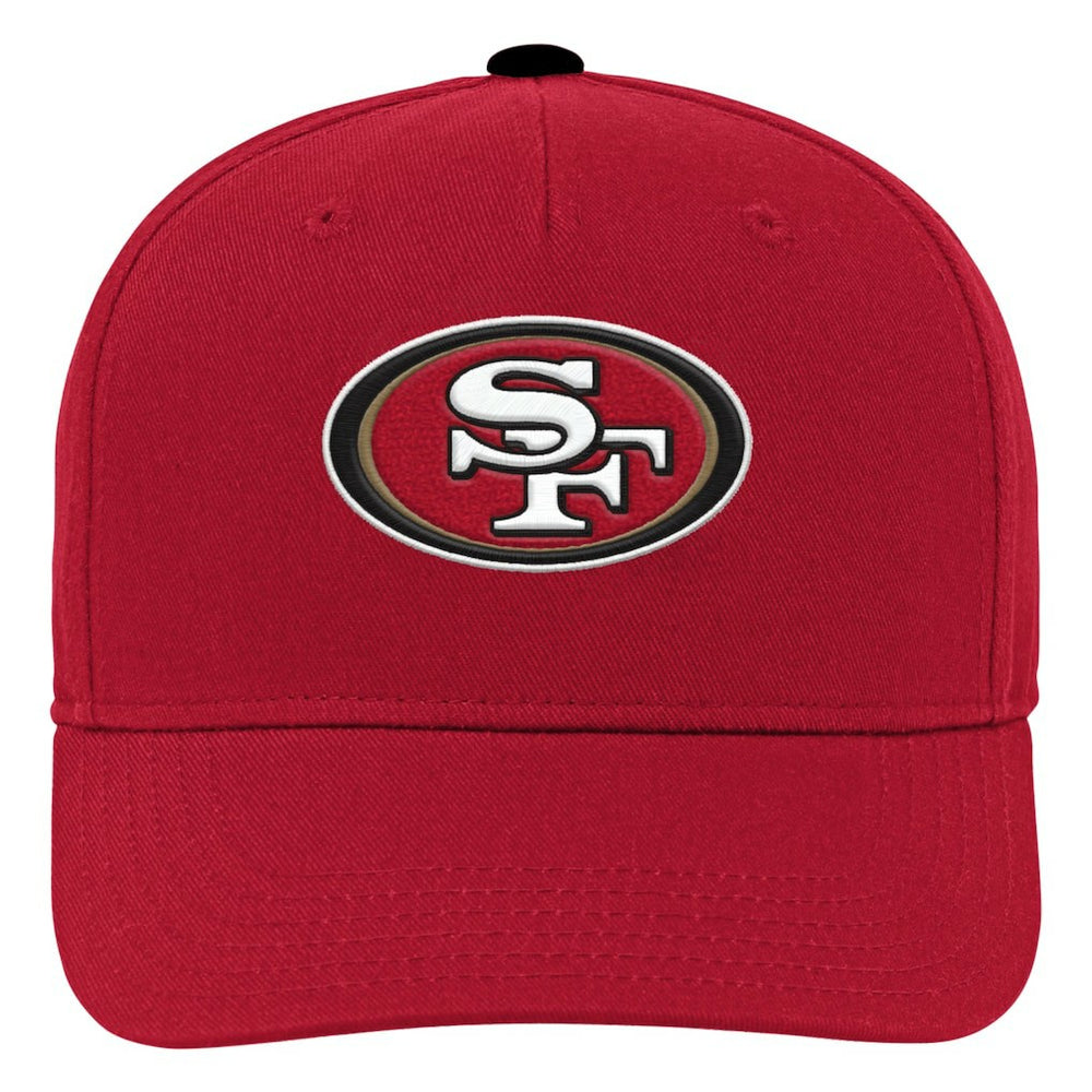 San Francisco 49ers Youth Team Pre-Curved Adjustable Hat | NFL Discount