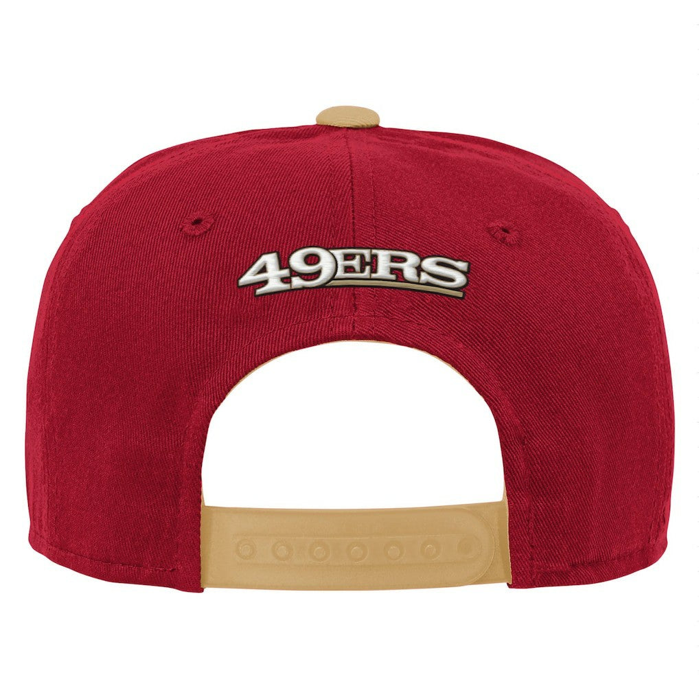 San Francisco 49ers Youth Team Pre-Curved Adjustable Hat | NFL Discount