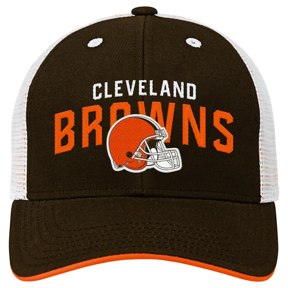 Cleveland Browns Youth Core Lockup Trucker Adjustable Hat | NFL US