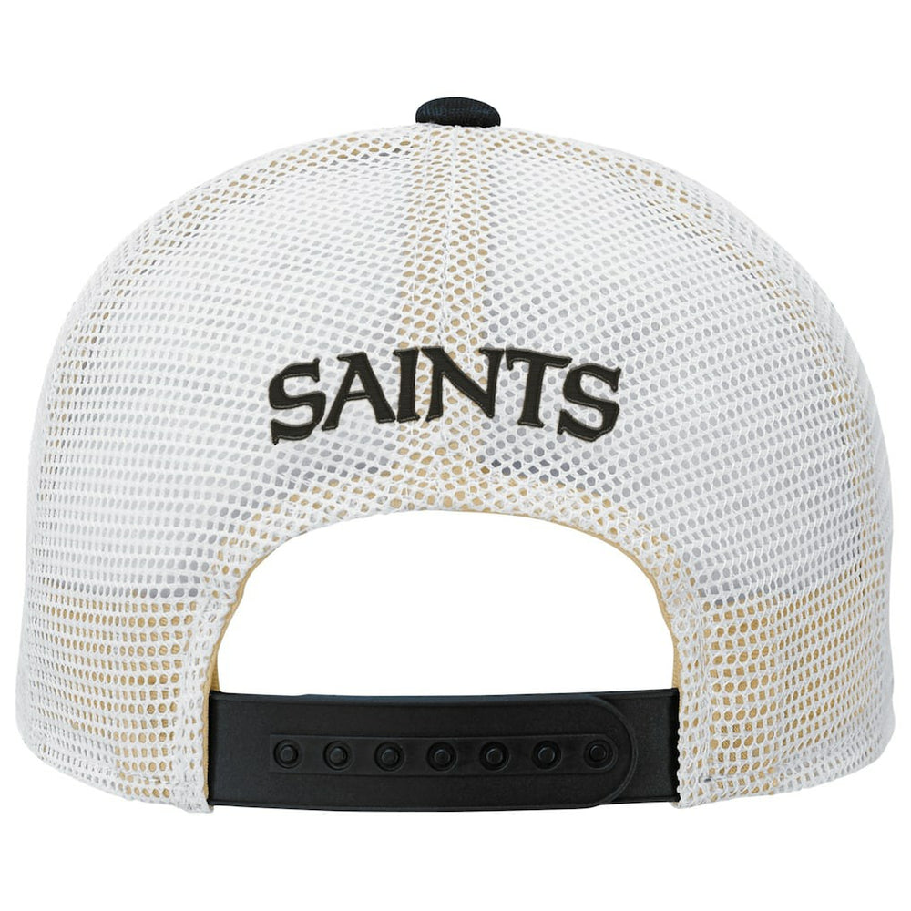 New Orleans Saints Youth Core Lockup Trucker Adjustable Hat | NFL Discount