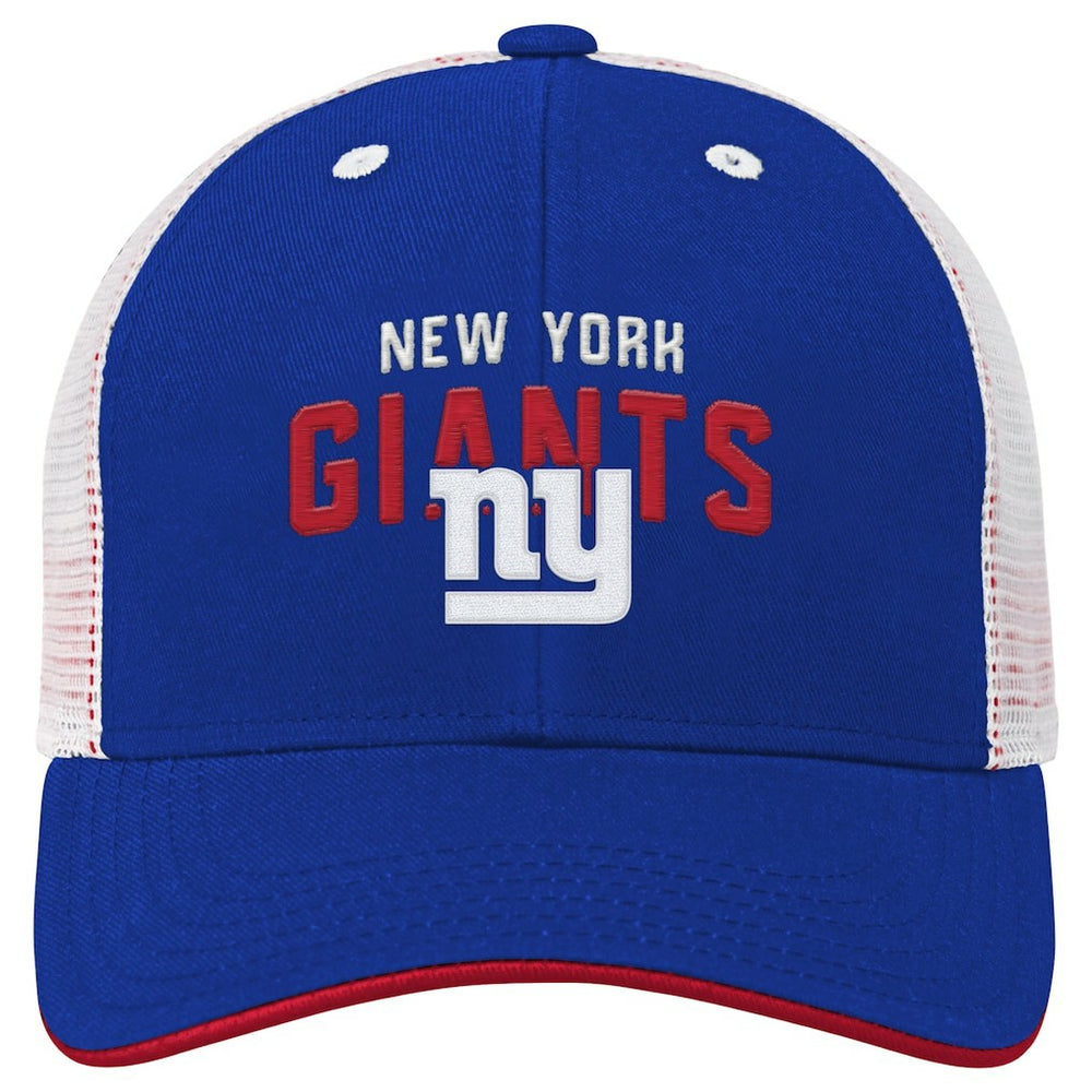 New York Giants Youth Core Lockup Trucker Adjustable Hat | NFL Outlet