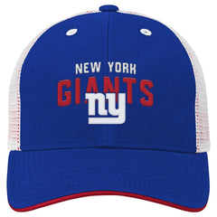 New York Giants Youth Core Lockup Trucker Adjustable Hat | NFL Outlet