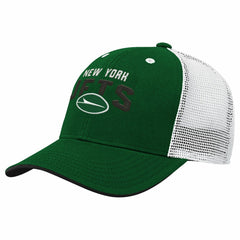 New York Jets Youth Core Lockup Trucker Adjustable Hat | NFL Outlet