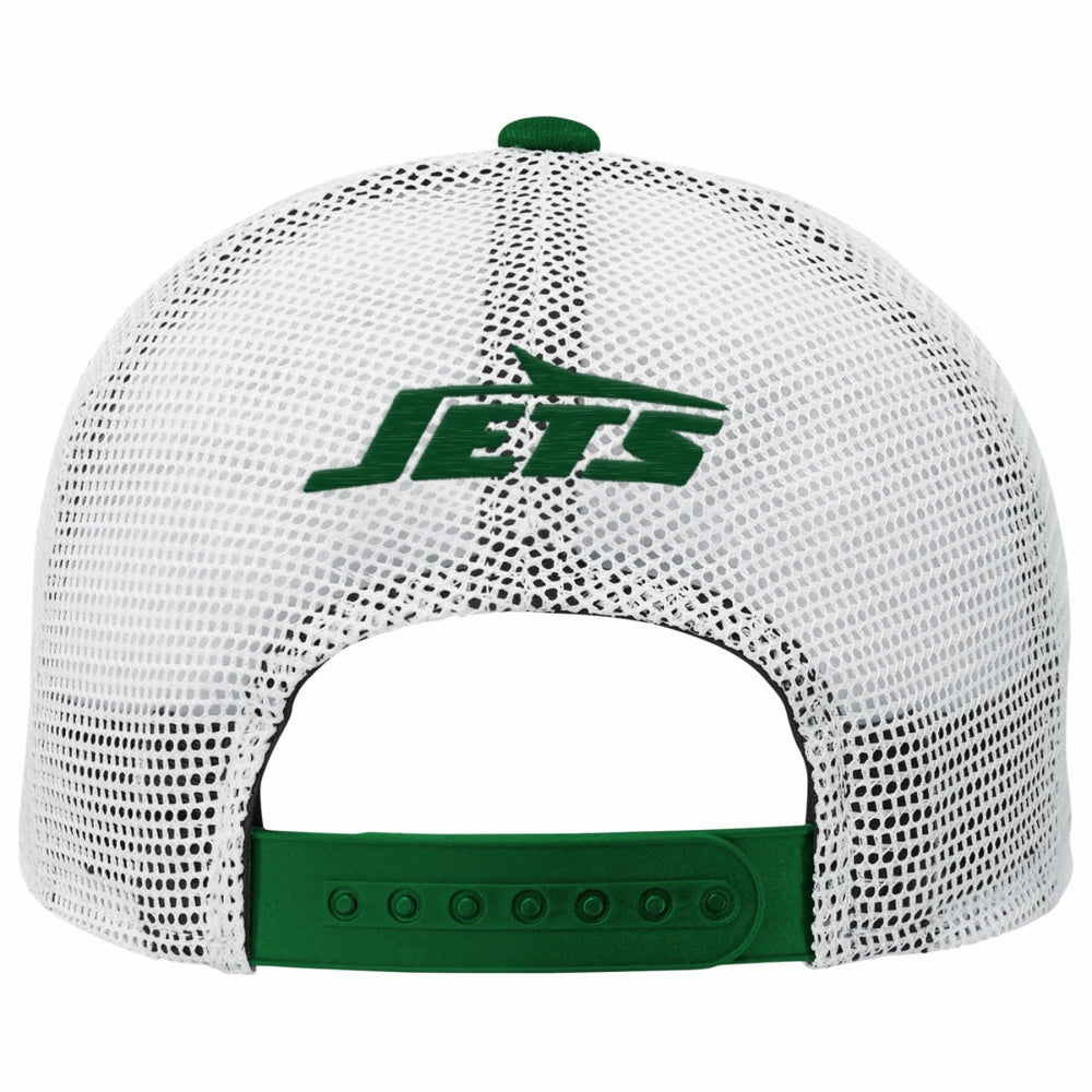 New York Jets Youth Core Lockup Trucker Adjustable Hat | NFL Outlet