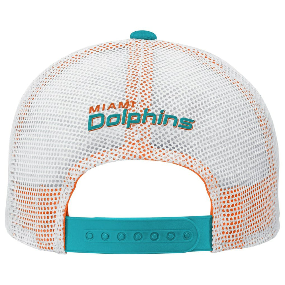 Miami Dolphins Youth Core Lockup Trucker Adjustable Hat | NFL Sale