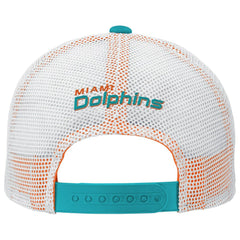Miami Dolphins Youth Core Lockup Trucker Adjustable Hat | NFL Sale