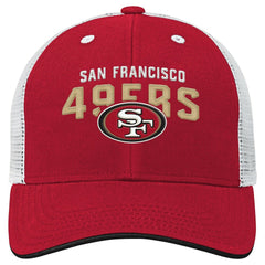 San Francisco 49ers Youth Core Lockup Trucker Adjustable Hat | NFL New
