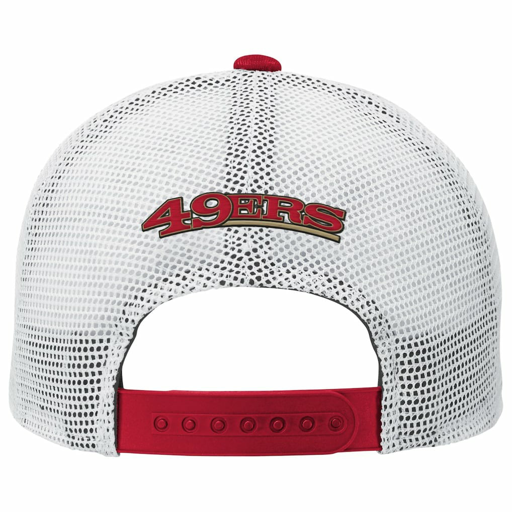 San Francisco 49ers Youth Core Lockup Trucker Adjustable Hat | NFL New