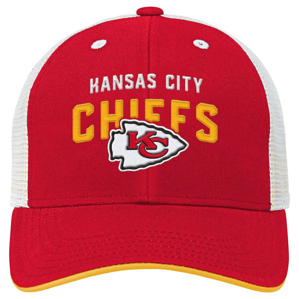 Kansas City Chiefs Youth Core Lockup Trucker Adjustable Hat | NFL Online