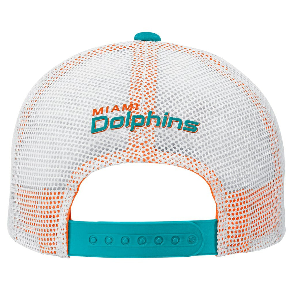 Miami Dolphins Preschool Core Lockup Trucker Adjustable hat | NFL New