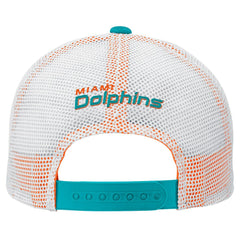 Miami Dolphins Preschool Core Lockup Trucker Adjustable hat | NFL New