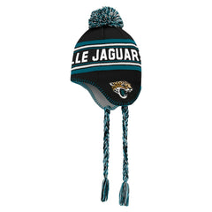 Jacksonville Jaguars Preschool Jacquard Tassel Knit Hat with Pom | NFL Sale