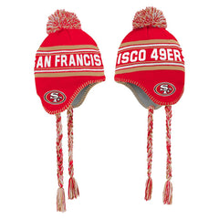 San Francisco 49ers Preschool Jacquard Tassel Knit Hat with Pom | NFL Near me