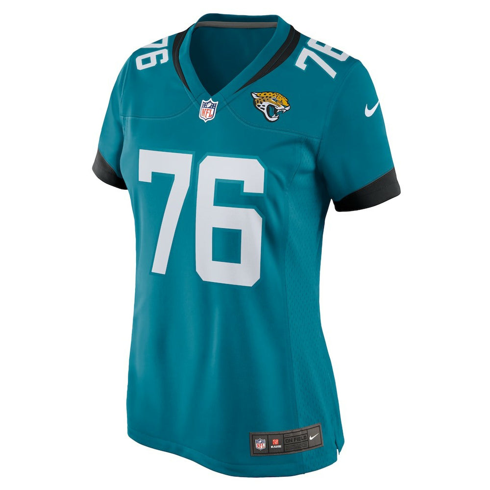 Jacksonville Jaguars Ezra Cleveland  Women's Game Jersey | NFL Outlet