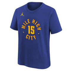 Blue Nikola Jokic Denver Nuggets Jordan Brand Youth Statement Edition Name & Number T-Shirt sale | NBA