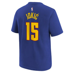 Blue Nikola Jokic Denver Nuggets Jordan Brand Youth Statement Edition Name & Number T-Shirt sale | NBA
