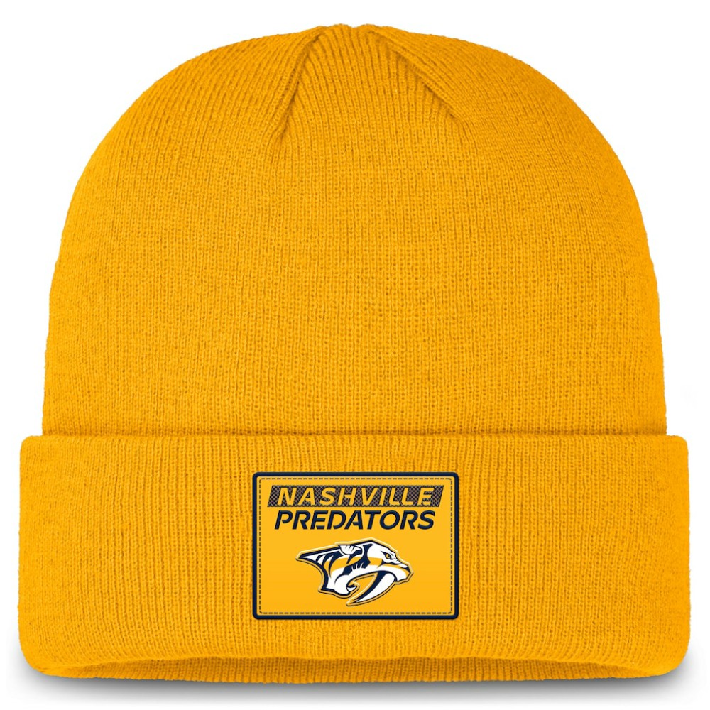 Nashville Predators Fanatics Authentic Pro Cuffed Knit Hat -  NHL Hats