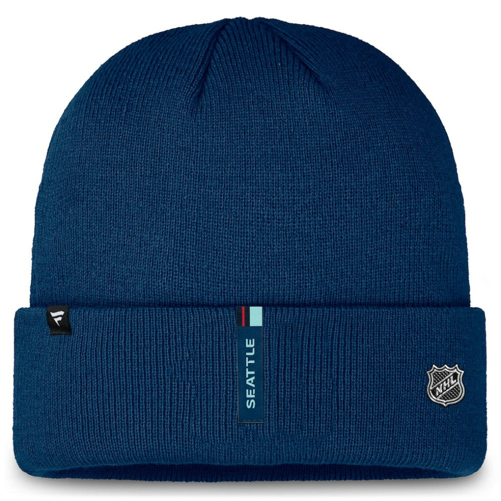 Seattle Kraken Fanatics Authentic Pro Cuffed Knit Hat -  NHL Hats