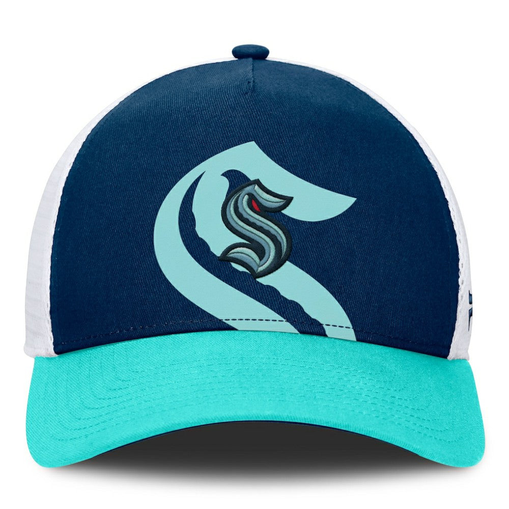 Seattle Kraken Fanatics Authentic Pro A-Frame Rink Adjustable Hat -  NHL Hats