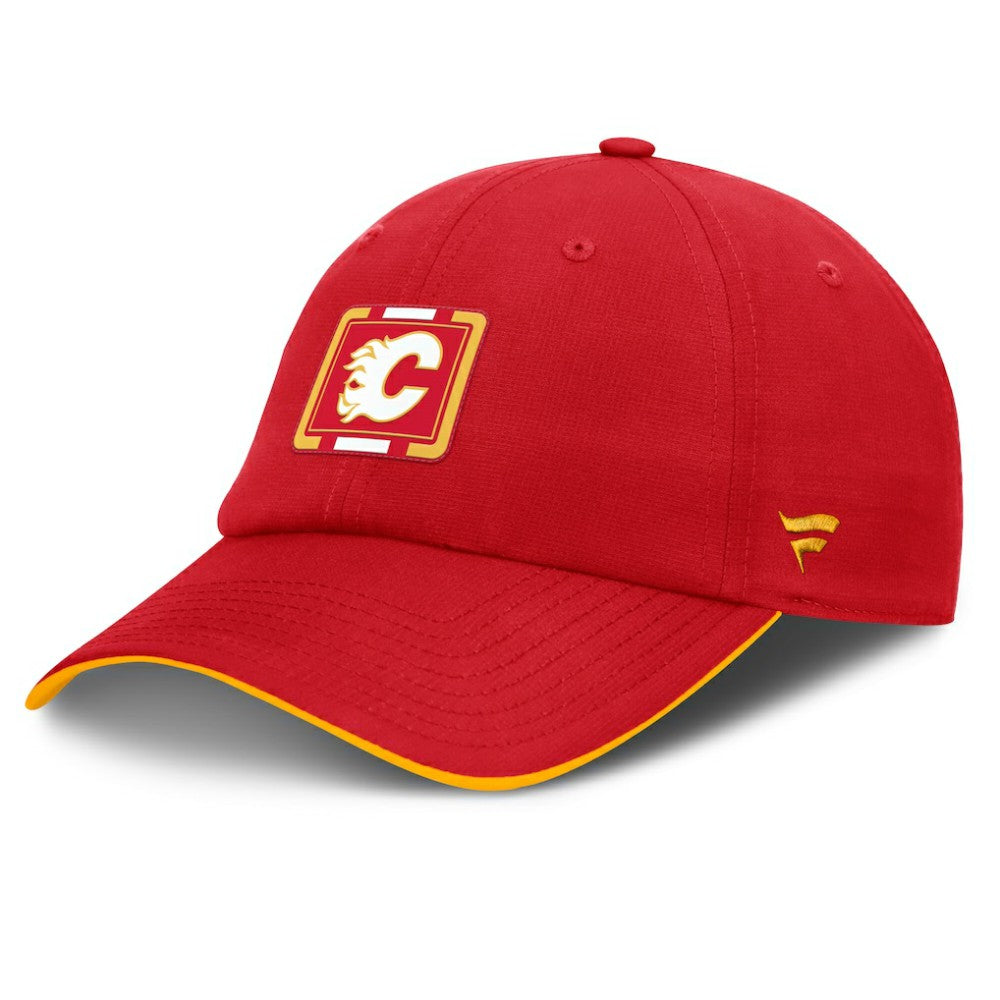 Calgary Flames Fanatics Authentic Pro Ripstop Adjustable Hat -  NHL Hats