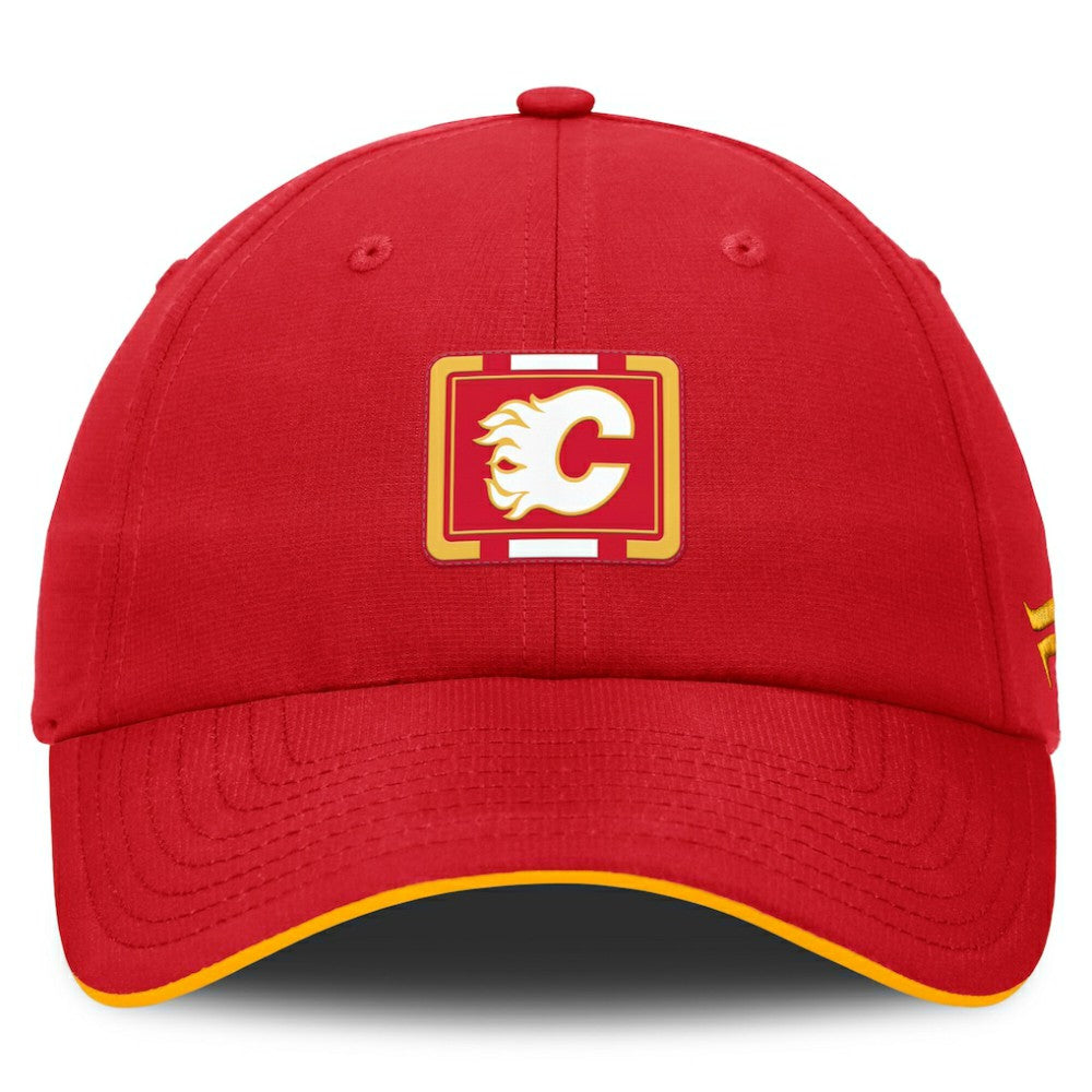 Calgary Flames Fanatics Authentic Pro Ripstop Adjustable Hat -  NHL Hats