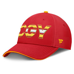 Calgary Flames Fanatics Authentic Pro Rink Team Code Flex Hat -  NHL Hats