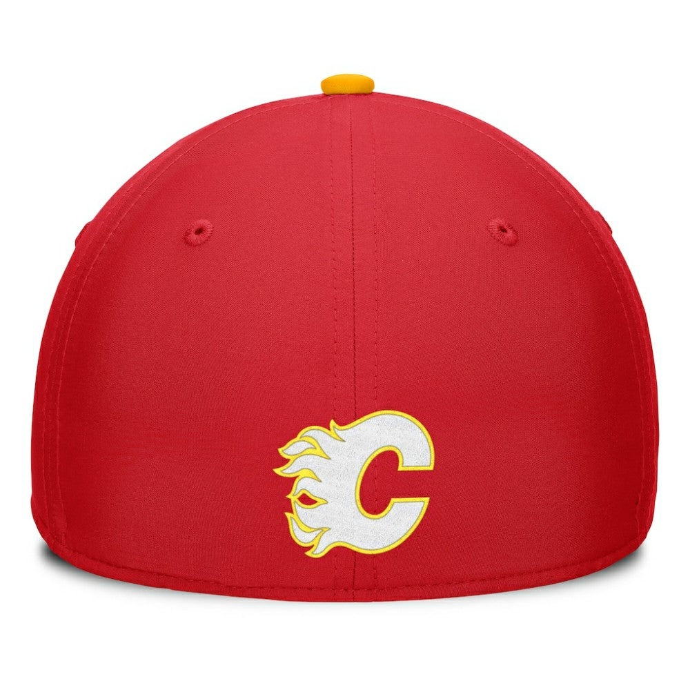Calgary Flames Fanatics Authentic Pro Rink Team Code Flex Hat -  NHL Hats