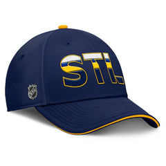 St. Louis Blues Fanatics Authentic Pro Rink Team Code Flex Hat -  NHL Hats