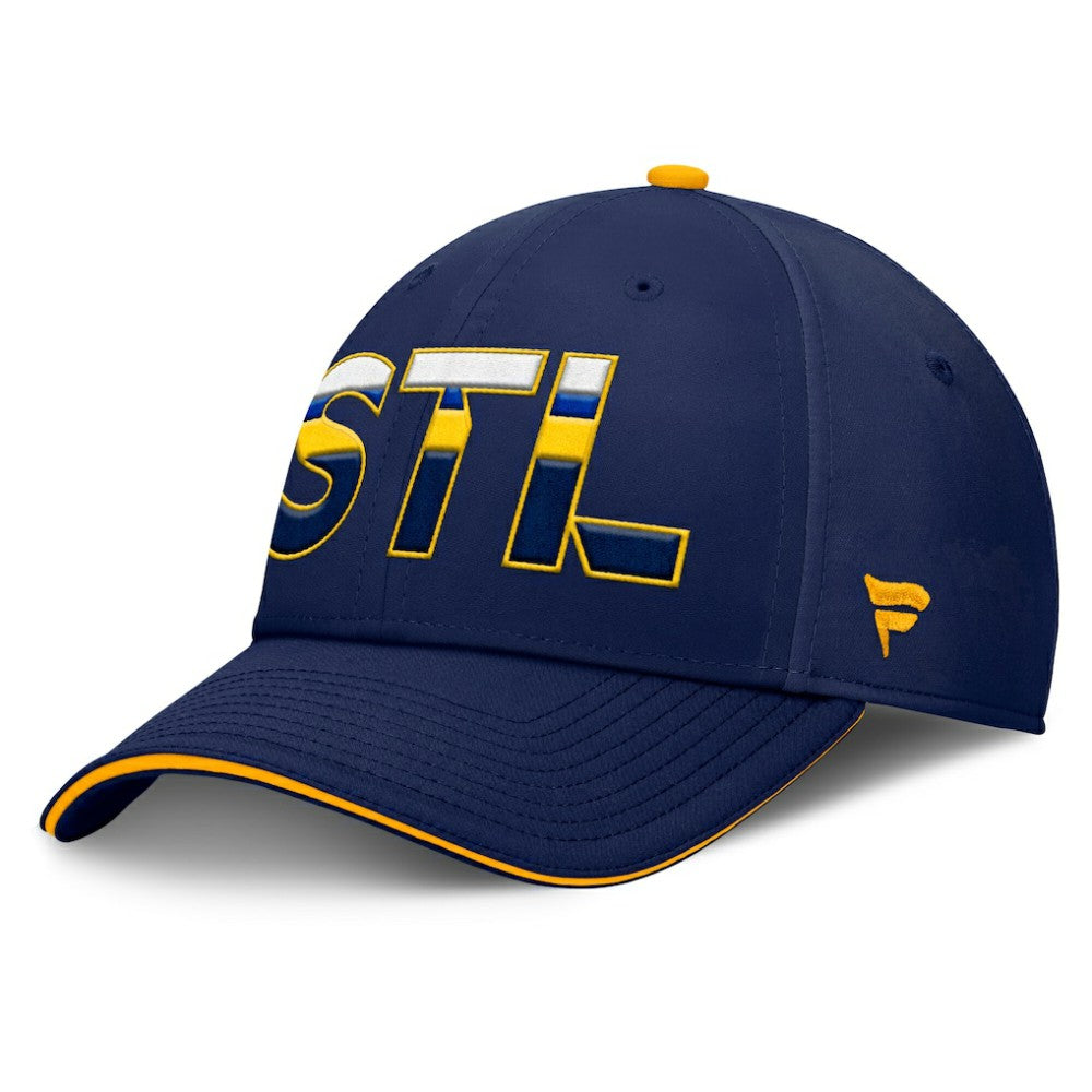St. Louis Blues Fanatics Authentic Pro Rink Team Code Flex Hat -  NHL Hats