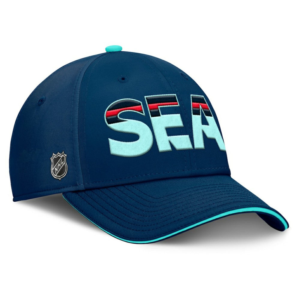 Seattle Kraken Fanatics Authentic Pro Rink Team Code Flex Hat -  NHL Hats