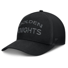 Vegas Golden Knights Fanatics Authentic Pro Road Stack Text A-Frame Adjustable Hat -  NHL Hats