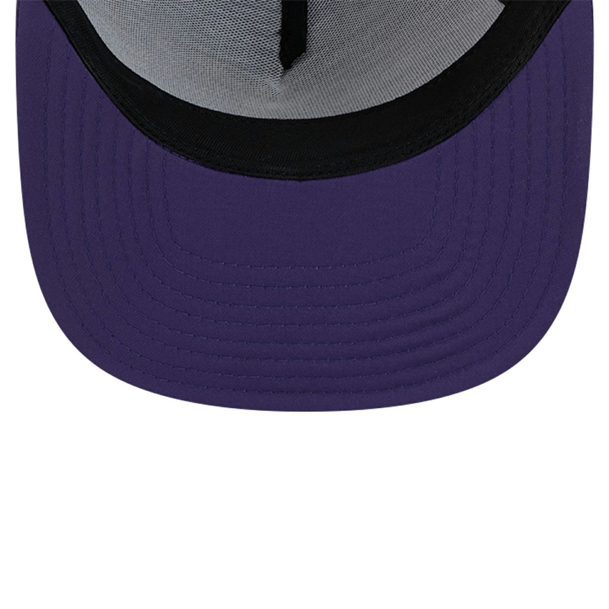 Purple Phoenix Suns Puff Print Team Code A-Frame 9FIFTY Trucker Snapback Hat | NBA