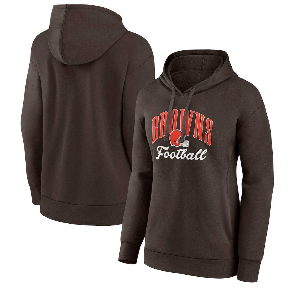 Cleveland Browns Women's Victory Script Pullover Hoodie | NFL Hot
