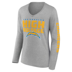 Los Angeles Chargers Hometown Sweep Long Sleeve V-Neck T-Shirt | NFL Near me