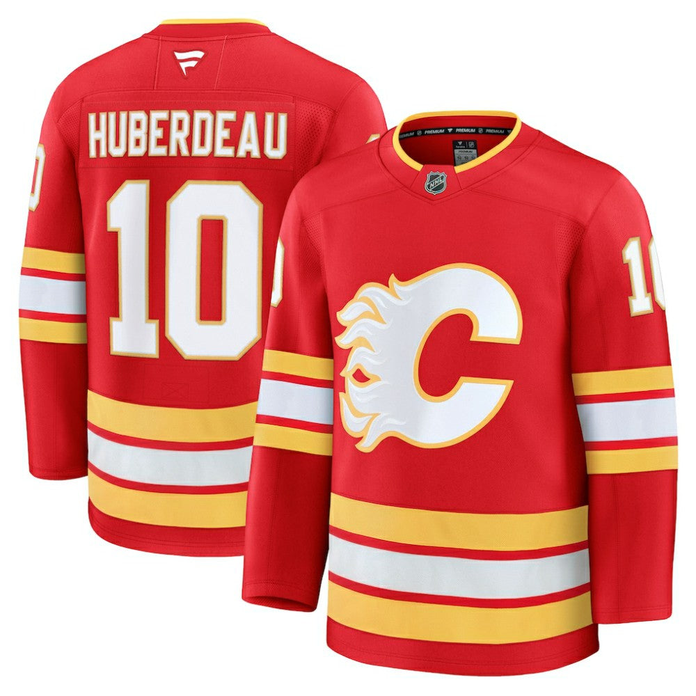 Jonathan Huberdeau Calgary Flames Fanatics Home Premium Jersey -  NHL Jerseys