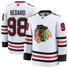 Connor Bedard Chicago Blackhawks Fanatics Away Premium Jersey -  NHL Jerseys