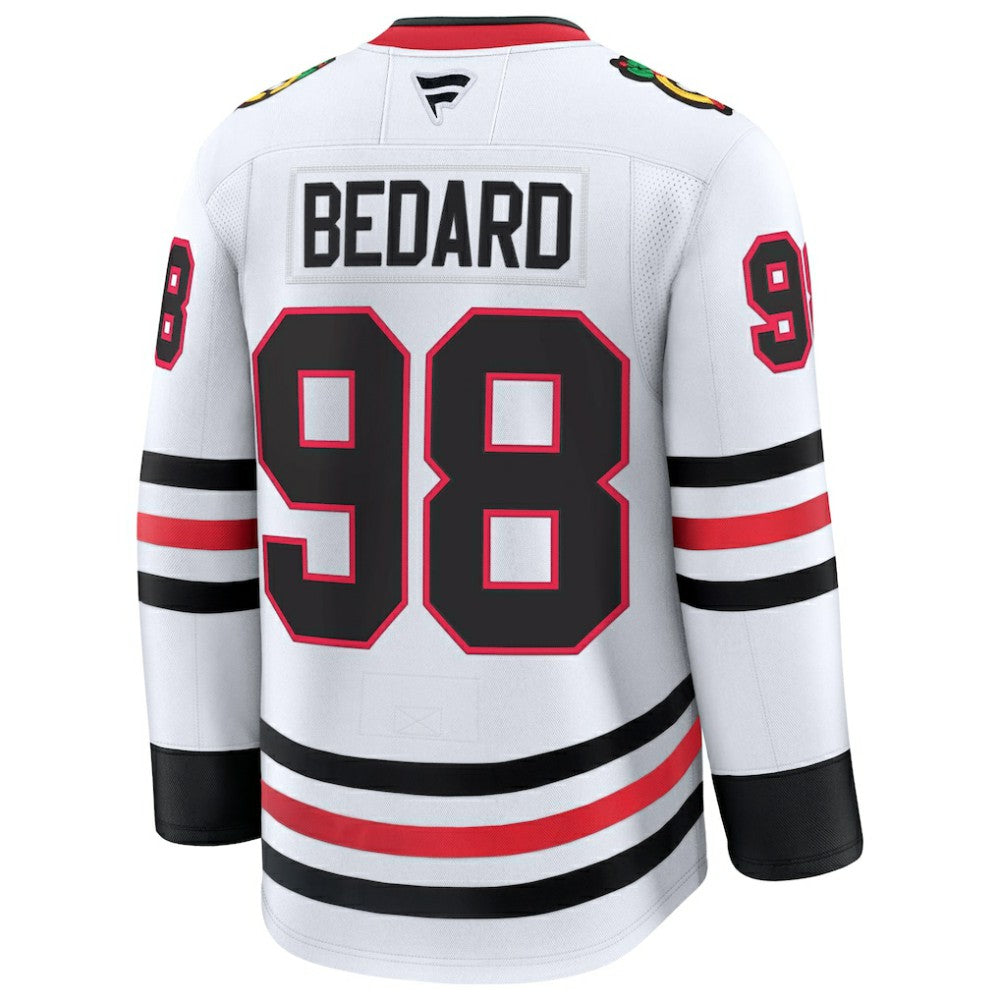 Connor Bedard Chicago Blackhawks Fanatics Away Premium Jersey -  NHL Jerseys