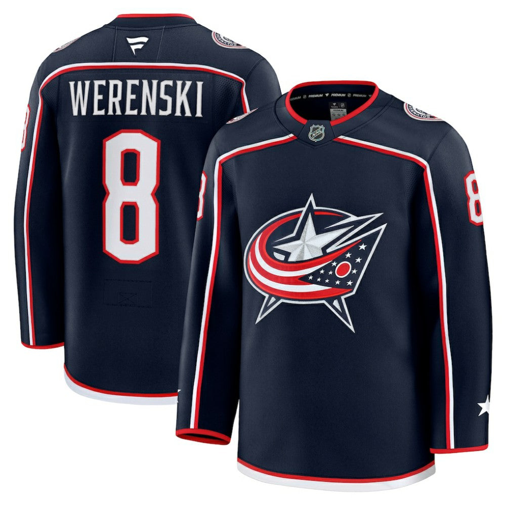 Zach Werenski Columbus Blue Jackets Fanatics Home Premium Jersey -  NHL Jerseys