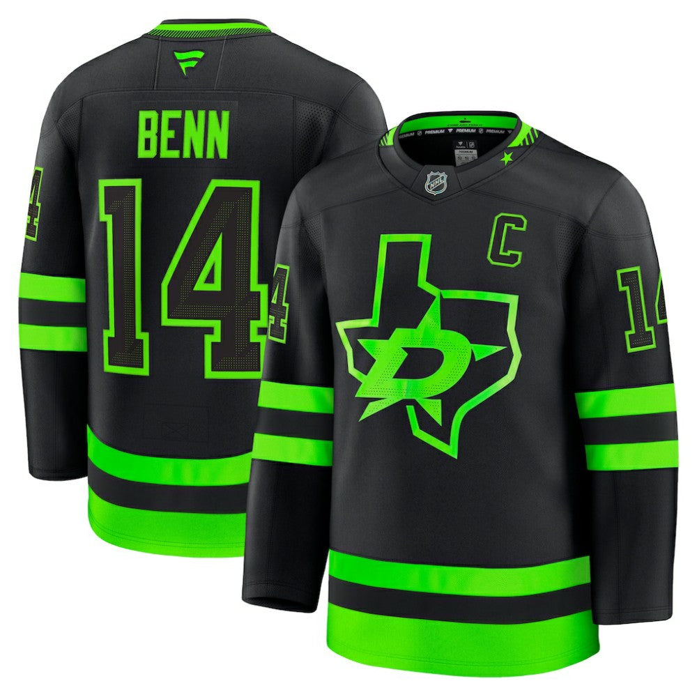 Jamie Benn Dallas Stars Fanatics Alternate Premium Jersey -  NHL Jerseys