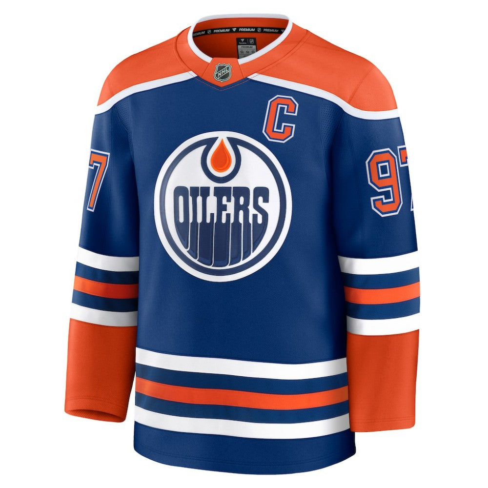 Connor McDavid Edmonton Oilers Fanatics Home Premium Jersey -  NHL Jerseys