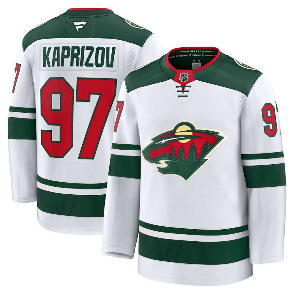 Kirill Kaprizov Minnesota Wild Fanatics Away Premium Jersey -  NHL Jerseys