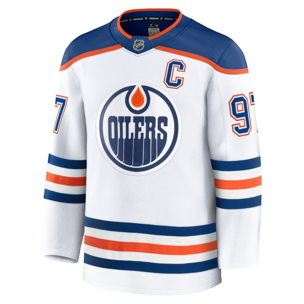 Connor McDavid Edmonton Oilers Fanatics Away Premium Jersey -  NHL Jerseys