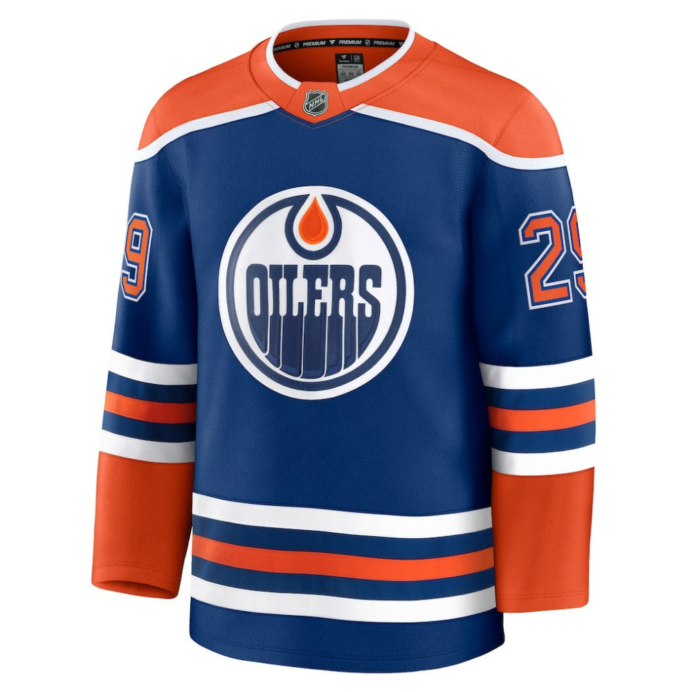 Leon Draisaitl Edmonton Oilers Fanatics Home Premium Jersey -  NHL Jerseys
