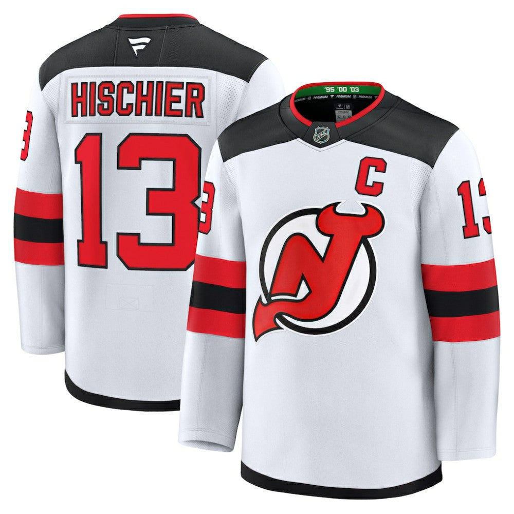 Nico Hischier New Jersey Devils Fanatics Away Premium Jersey -  NHL Jerseys