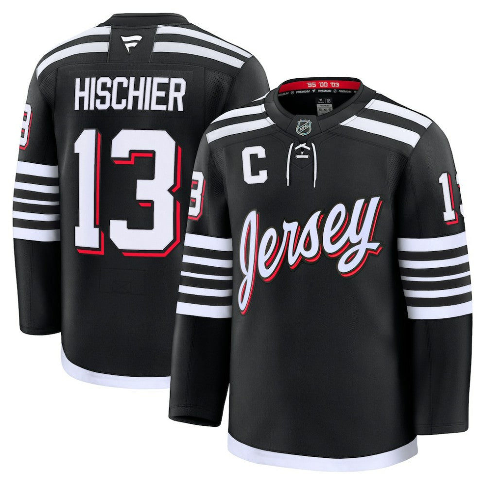 Nico Hischier New Jersey Devils Fanatics Alternate Premium Jersey -  NHL Jerseys