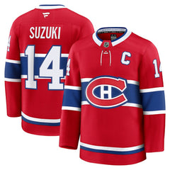 Nick Suzuki Montreal Canadiens Fanatics Home Premium Jersey -  NHL Jerseys