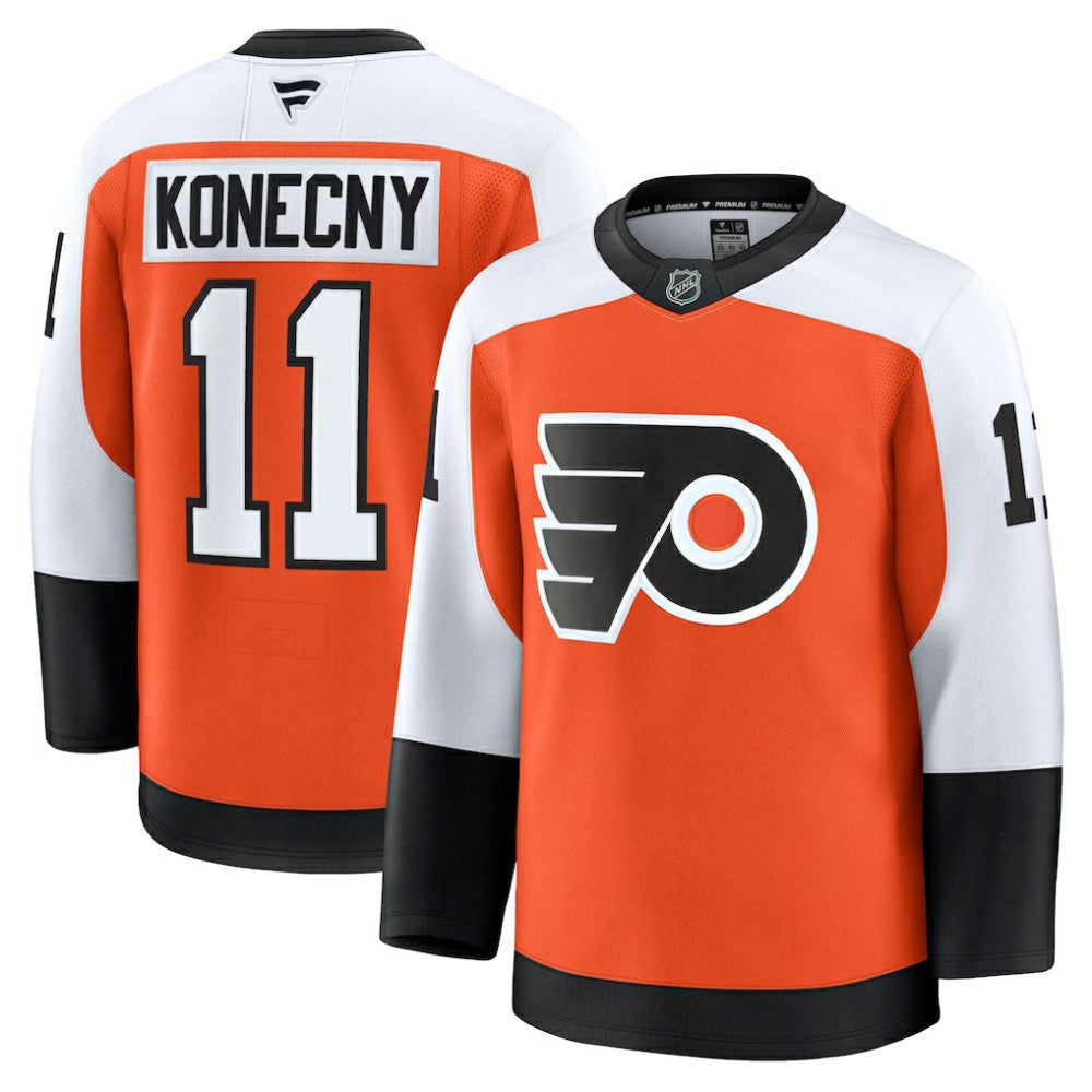 Travis Konecny Philadelphia Flyers Fanatics Home Premium Jersey -  NHL Jerseys