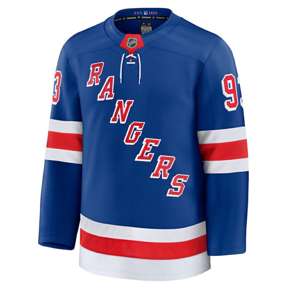 Mika Zibanejad New York Rangers Fanatics Home Premium Jersey -  NHL Jerseys