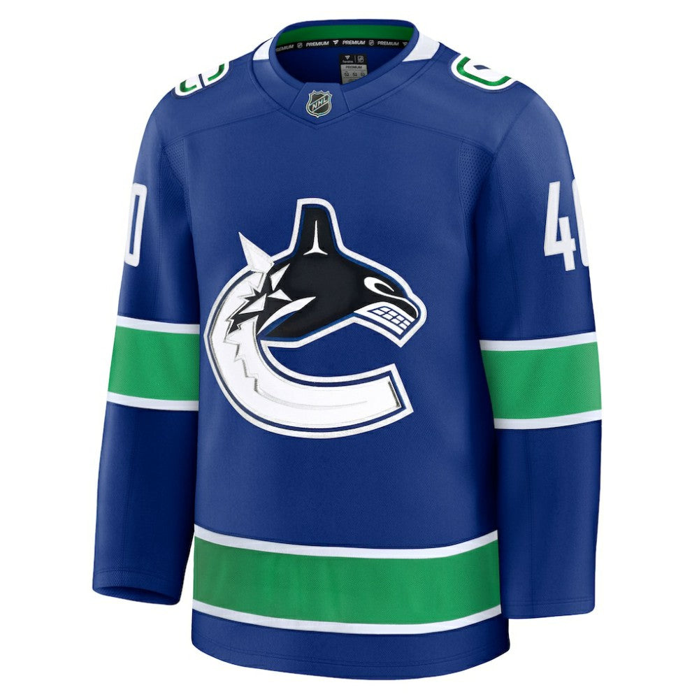 Elias Pettersson Vancouver Canucks Fanatics Home Premium Jersey -  NHL Jerseys