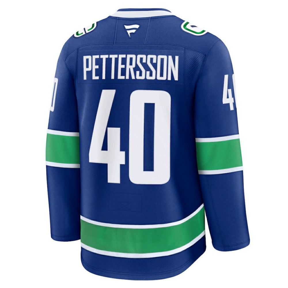 Elias Pettersson Vancouver Canucks Fanatics Home Premium Jersey -  NHL Jerseys